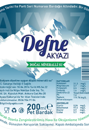 Defne Bardak Su 75 Ad
